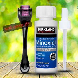 Kirkland Minoxidil 5% 60ml + 1 piece DRS Derma Roller